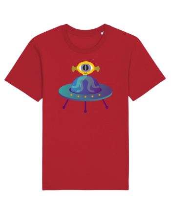 Alien And UFO Red
