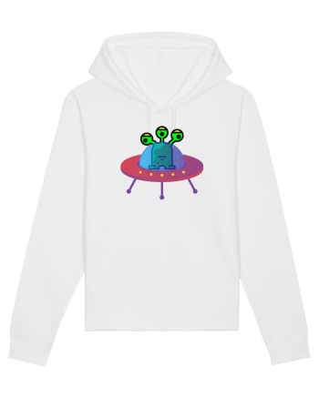 Alien And UFO White