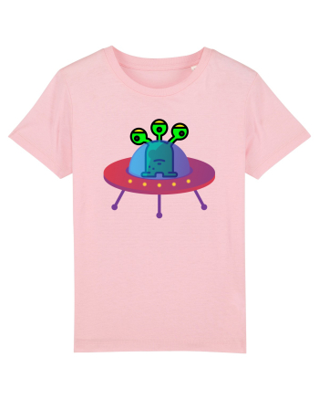 Alien And UFO Cotton Pink