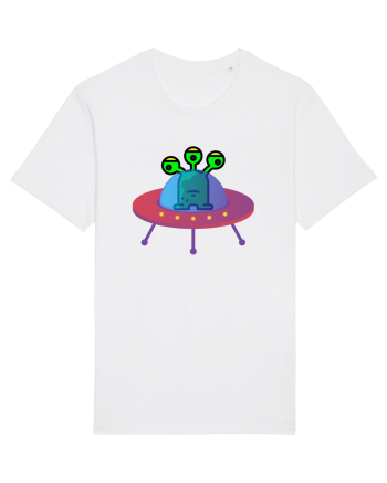 Alien And UFO White