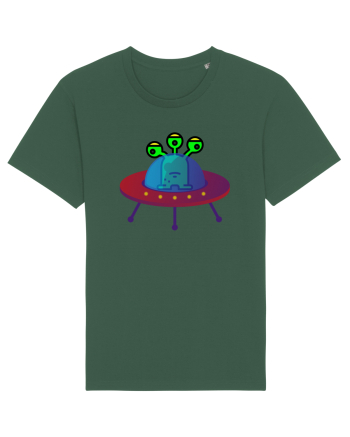 Alien And UFO Bottle Green