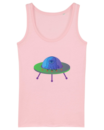 Alien And UFO Cotton Pink