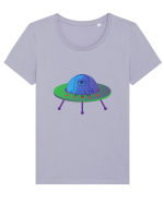Alien And UFO Tricou mânecă scurtă guler larg fitted Damă Expresser