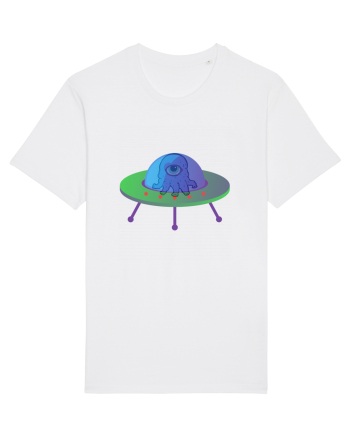 Alien And UFO White