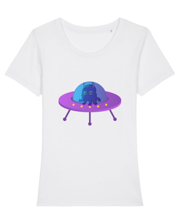 Alien And UFO White