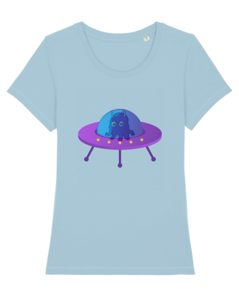 Alien And UFO Sky Blue