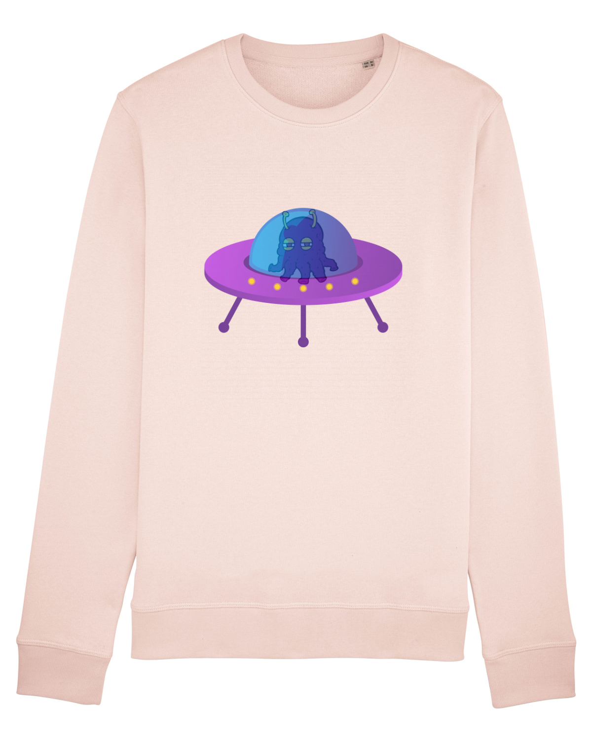 Bluză mânecă lungă Unisex Rise Candy Pink