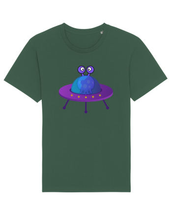 Alien And UFO Bottle Green