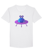 Alien And UFO Tricou mânecă scurtă guler larg Bărbat Skater