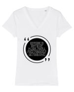 Revenge is not in my plans... Tricou mânecă scurtă guler V Damă Evoker