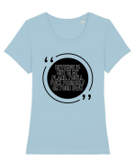 Revenge is not in my plans... Tricou mânecă scurtă guler larg fitted Damă Expresser