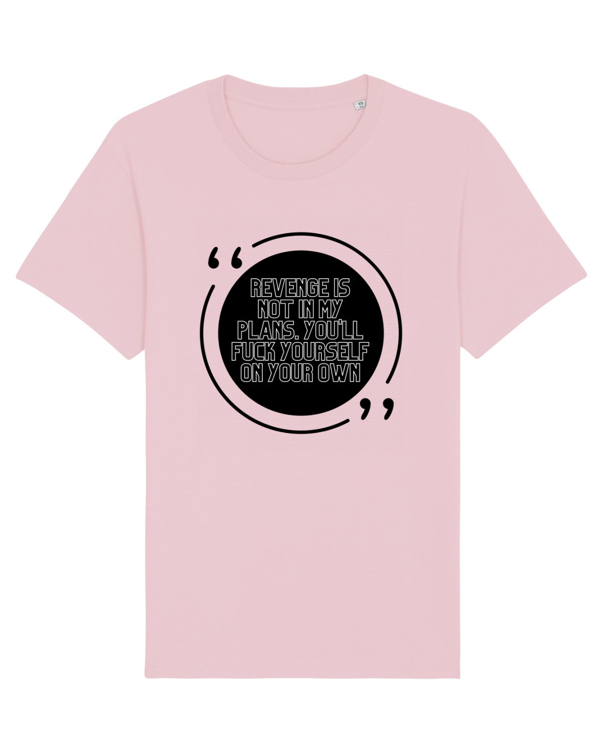 Tricou mânecă scurtă Unisex Rocker Cotton Pink