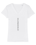Let me distract you Tricou mânecă scurtă guler V Damă Evoker