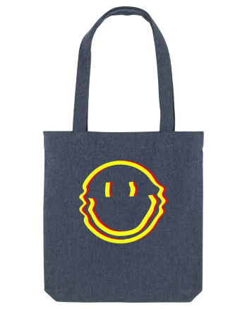 Trippy Smiley Midnight Blue
