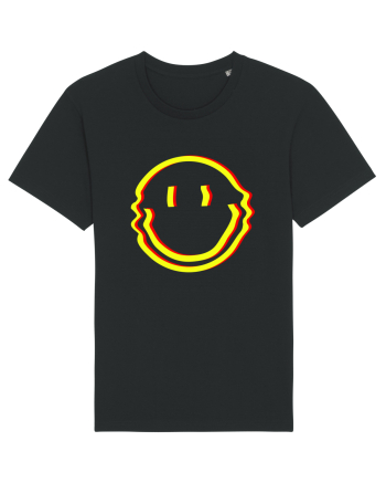 Trippy Smiley Black