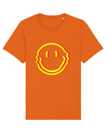 Trippy Smiley Bright Orange