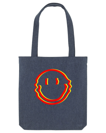 Trippy Smiley Midnight Blue