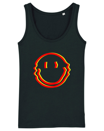 Trippy Smiley Black