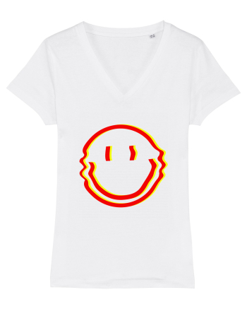 Trippy Smiley White