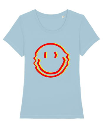 Trippy Smiley Sky Blue