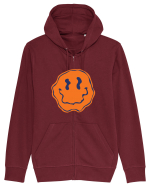 Trippy Smiley Hanorac cu fermoar Unisex Connector