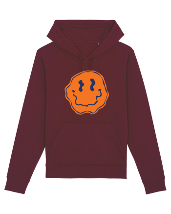 Trippy Smiley Burgundy