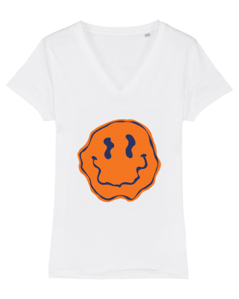 Trippy Smiley White
