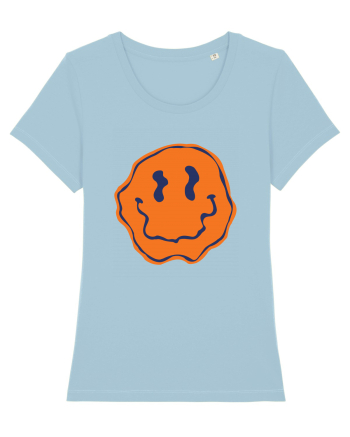 Trippy Smiley Sky Blue