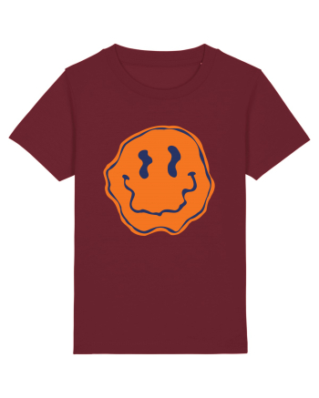 Trippy Smiley Burgundy