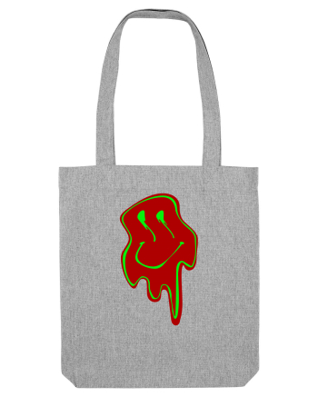 Trippy Smiley Heather Grey