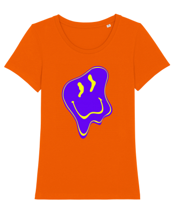 Trippy Smiley Bright Orange