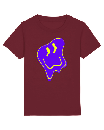 Trippy Smiley Burgundy