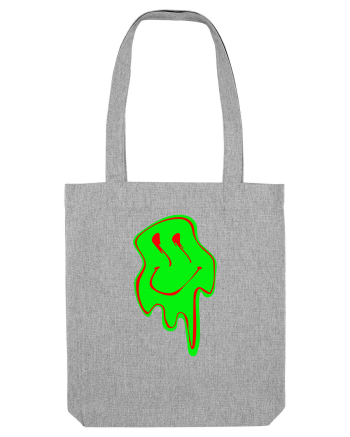 Trippy Smiley Heather Grey