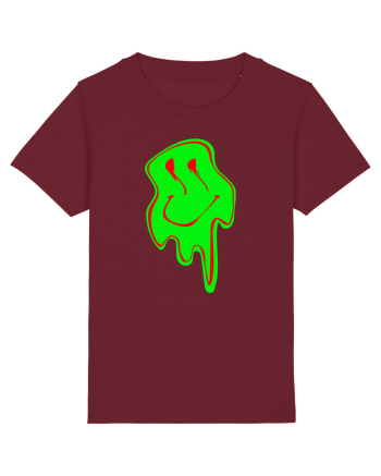 Trippy Smiley Burgundy