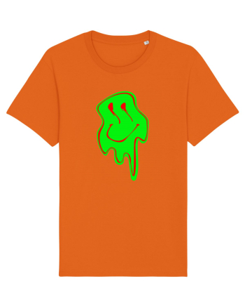Trippy Smiley Bright Orange