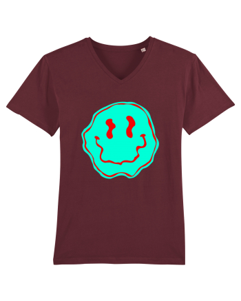 Trippy Smiley Burgundy