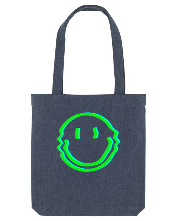 Trippy Smiley Midnight Blue