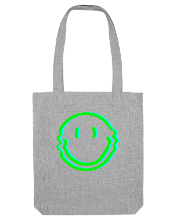 Trippy Smiley Heather Grey