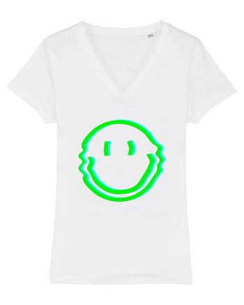 Trippy Smiley White
