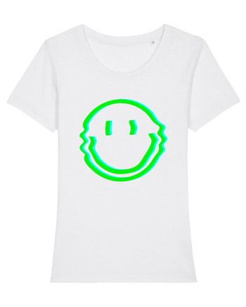 Trippy Smiley White