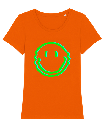 Trippy Smiley Bright Orange