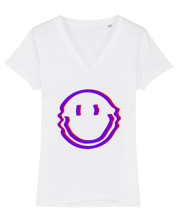 Trippy Smiley White