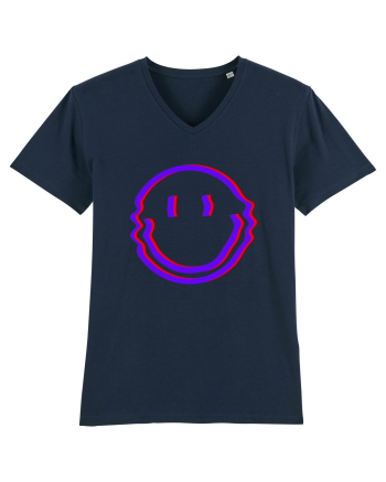 Trippy Smiley French Navy