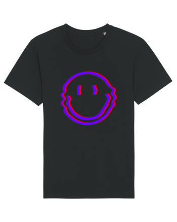 Trippy Smiley Black