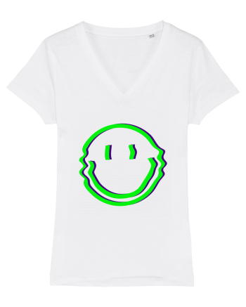 Trippy Smiley White