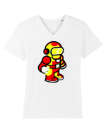 Space Man Tricou mânecă scurtă guler V Bărbat Presenter