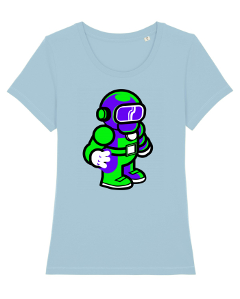 Space Man Sky Blue