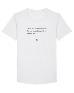 I don't care who I lose anymore... Tricou mânecă scurtă guler larg Bărbat Skater