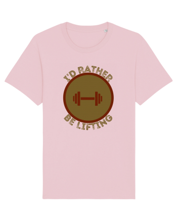 I'd Rather Be Lifting Cotton Pink