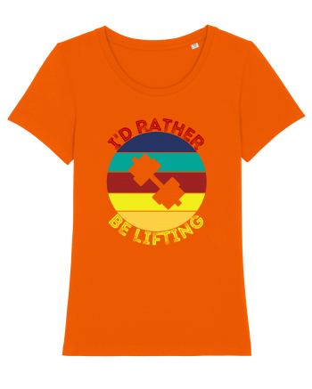 I'd Rather Be Lifting Bright Orange
